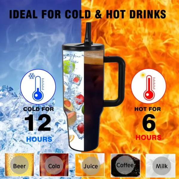 40oz Stainless Steel Insulated Tumbler (Random Colour)